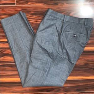 Wool-Blend Suit Dress Pant